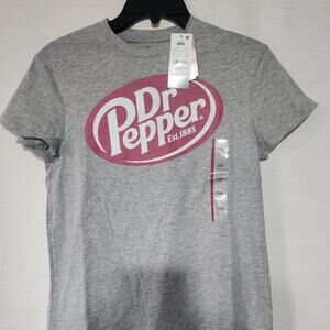 Dr pepper size XXS women's shirt faded graphic